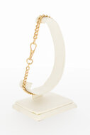 18 Karaat goud Gourmet armband - 23,5 cm