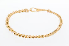 18 Karaat goud Gourmet armband - 23,5 cm