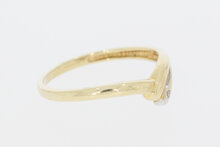 14 Karaat gouden zirkonia ring - 15,6 mm