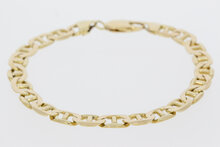 Ankerarmband 14 krt geelgoud - 22 cm