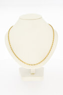 Ankerketting 14 karaat geelgoud - 56 cm
