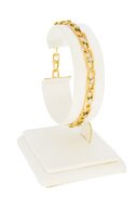 Diamant armband 18 karaat goud - 19 cm