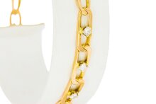 Diamant armband 18 karaat goud - 19 cm