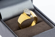 18 Karaat gouden Diamantring - 18,7 mm