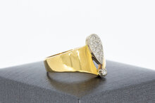 18 Karaat gouden Diamantring - 18,7 mm