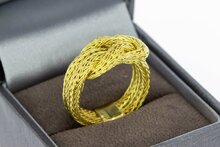 Statementring 18  karaat goud - 17,6 mm