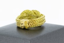 Statementring 18  karaat goud - 17,6 mm