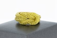 Statementring 18  karaat goud - 17,6 mm