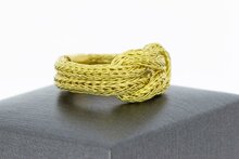 Statementring 18  karaat goud - 17,6 mm