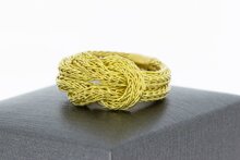 Statementring 18  karaat goud - 17,6 mm