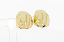 14 karaat goud klassieke Oorclips - 2,8 cm