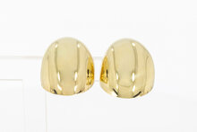 14 karaat goud klassieke Oorclips - 2,8 cm