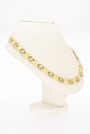 Collier 14 karaat bicolor goud - 46,5 cm