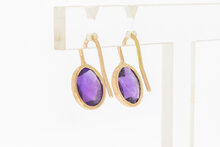 14 karaat gouden Amethyst hanger - 1,8 cm
