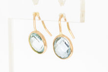 14 karaat gouden Topaas hanger - 1,9 cm