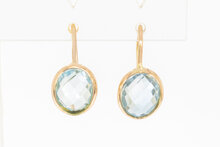 14 karaat gouden Topaas hanger - 1,9 cm