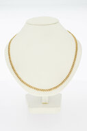 Gourmet- ketting 14 karaat goud - 53 cm