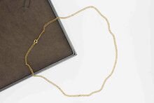 Gourmet- ketting 14 karaat goud - 53 cm