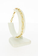 14 karaat goud Anker armband -  21,4 cm