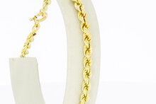 14 karaat gouden Koordarmband - 21,7 cm