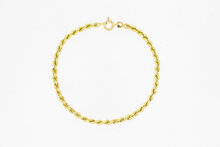 14 karaat gouden Koordarmband - 21,7 cm