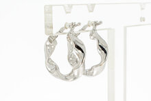 Witgouden 18 karaat Creolen - 1,8 cm