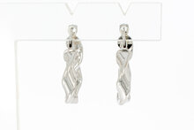 Witgouden 18 karaat Creolen - 1,8 cm