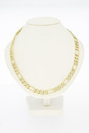 14 karaat gouden Figaro ketting 60,6 cm