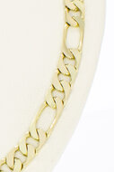 14 karaat gouden Figaro ketting 60,6 cm