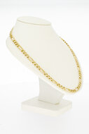 Figaro ketting 14 karaat goud - 56,8 cm