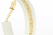 Ankerarmband 14 krt geelgoud - 21 cm