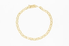 Ankerarmband 14 krt geelgoud - 21 cm