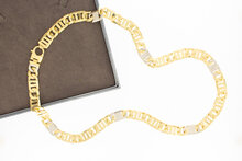 18 karaat gouden Rolex-ketting - 70 cm