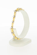 Diamant armband 18 karaat goud - 19,7 cm