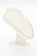 Venetiaanse witgouden ketting 18 karaat - 75,8 cm
