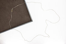 Venetiaanse witgouden ketting 18 karaat - 75,8 cm