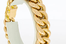Gourmet armband 18 karaat goud - 19,4 cm