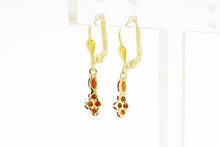 Vintage granaat hangers 14 karaat - 3 cm