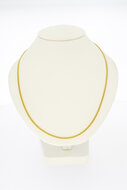 Gourmet ketting 14 karaat geelgoud - 51,5 cm