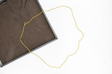 Gourmet ketting 14 karaat geelgoud - 51,5 cm