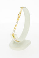 Armband Figaro 18 karaat goud - 22,5 cm