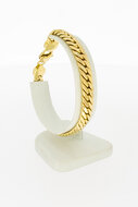 Gourmet armband 18 karaat  - 21,5 cm