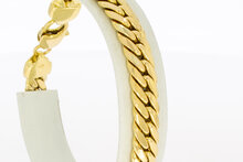 Gourmet armband 18 karaat  - 21,5 cm