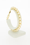 Parelarmband goud 14 Karaat - 21,6 cm