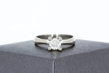 14 Karaat gouden Solitairring - 17,8 mm