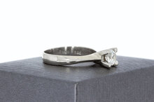 14 Karaat gouden Solitairring - 17,8 mm