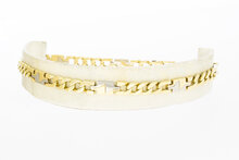 14 Karaat Gourmet goudenarmband - 24 cm