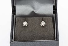 14 karaat gouden Diamant Oorstekers - 0,5 cm