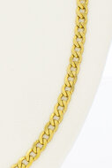 Platte Gourmet ketting 14 Karaat - 60,4 cm
