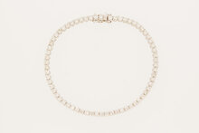 18 karaat gouden Tennisarmband - 18,5 cm